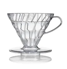 【人気商品】HARIO(ハリオ) V60 透過ドリッパー 02 クリア 1-4杯用 コーヒー ハンドドリップ 日本製 VDR-02-T