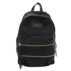 マークジェイコブス MARC JACOBS リュックサック デイパック ロゴ ナイロン 黒 ブラック /AE