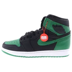 NIKE (ナイキ) AIR JORDAN 1 RETRO HIGH OG PINE GREEN 555088-030 エアジョーダン1 レトロ パイングリーン ハイカットスニーカー ブラック/グリーン US10/28cm