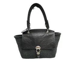 美品■ TOFF＆LOADSTONE■かごハンドバッグ・ショルダーバッグ　黒 TOFF&LOADSTONE（かごバッグ/ストローバッグ）のフリマアイテム一覧