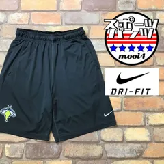 SP1-191★USA買付品★状態良好★吸湿速乾 ドライフィット★【NIKE ナイキ】DRI-FIT 刺繍ロゴ ハーフパンツ【メンズ M】グレー ショーツ スポーツ ジム US古着