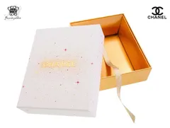 シャネル 空箱 ラッピング ギフトボックス 2021 ホリデー限定 クリスマスコフレ 星 CHANEL【Used 開封品】