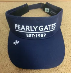 中古品　パーリーゲイツ　ユニセックス　サンバイザー　ゴルフ　帽子　1989年ロゴ　053-3187302