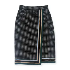 UNITED ARROWS ユナイテッドアローズ 総柄 巻き風 タイトスカート 36/レディース