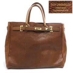 sita parantica レザートートバッグ Lサイズ ブラウン 牛革 シータパランティカ ◆送料込◆質屋-9996