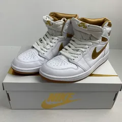 【中古美品】 NIKE FD2596-107 WMNS AIR JORDAN 1 RETRO HIGH OG ”WHITE AND GOLD” スニーカー 靴 ナイキ 【160-251004-st-03-fuz】
