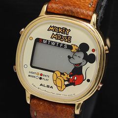 ALBA ミッキー&ミニー デジタル腕時計 ゲーム機能付き Y755-5000