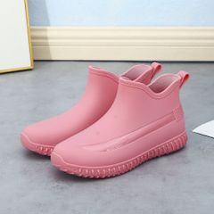 ☆ ピンク ☆ 36/23cm ☆ レインブーツ nabt599 レインシューズ ショート 男女兼用 晴雨兼用 レインブーツ ショートブーツ ブーツ 長靴 雨靴 ながぐつ 靴 作業靴 履きやすい 防水 メンズ レディース おしゃれ かわいい
