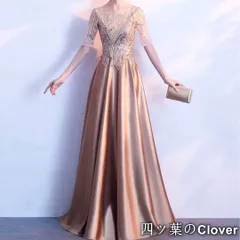 【美品・未使用新品】スパンコールの美しい 半袖イブニングドレス?.?