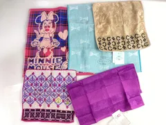 セリーヌ　CELINE　アナスイ　ANNA SUI　等　ハンカチ　タオルハンカチ　ガーゼハンカチ　5枚セット　未使用あり　送料無料