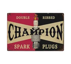 champion チャンピオン　販促用看板　非売品　ディスプレイサインボード Champion アメリカンサインボード CHAMPION インテリア メタル