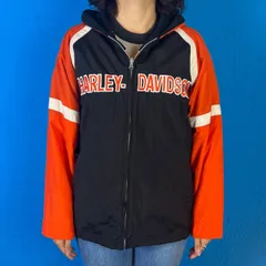 90s Harley Davidson Reversible Jacket <送料込> / US古着/USA古着/ハーレーダビッドソン/vintage/ヴィンテージ/ビンテージ