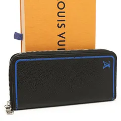 ルイヴィトン　タイガ　ヴェルティカル　レザー　ジッピーウォレット　長財布　箱付き LOUIS VUITTON ルイヴィトン 財布 メンズ タイガ ジッピー