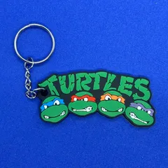 タートルズ　ラバーキーホルダー　ミュータント　アメリカン雑貨　アメコミ