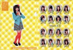 【中古】クリアファイル(女性アイドル) 若林倫香 クリアファイル「セガラッキーくじ SKE48」特製クリアファイル賞