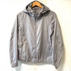 収納袋付き◎ (^w^)b UNIQLO ユニクロ ポケッタブル UVカット パーカー 長袖 ジップアップ フーディ ジャケット トップス アウトドア キャンプ BBQ 日焼け対策 211-146377 グレー レディース 女性 サイズM