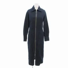 ザラ ZARA タグ付き zw collection zip up denim dress デニム ワンピース ドレス ジップアップ 長袖 ロング XS インディゴブルー 5216/246/400 ■GY19 /VU● 0129