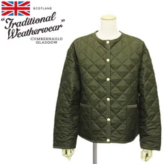 Traditional Weatherwear (トラディショナルウェザーウェア) L232APQCO0384AA ARKLEY A-LINE レディースキルティングジャケット 全2色 TW009 11KHAKIxKHAKI 32