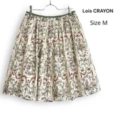 Lois CRAYON ロイスクレヨン 総柄 フレア スカート Mのサムネイル