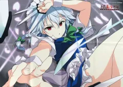 【中古】ポスター オリジナルB2布ポスター 十六夜咲夜 「Switchソフト 不思議の幻想郷 -FORESIGHT-」 ゲーマーズ購入特典
