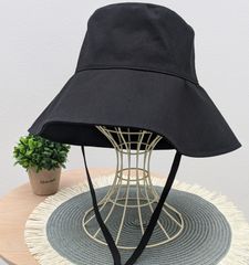 遮熱ハット【 レディース つば広ハット　ひも付き 紫外線 対策】