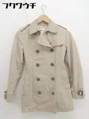 ◇ ◎ MK KLEIN+ エムケークランプリュス ウエストベルト付き 長袖 トレンチ コート サイズ38 ベージュ系 レディース  【中古】 【1112020008344】のサムネイル