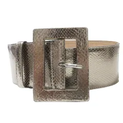 ドルチェ&ガッバーナ ドルガバ DOLCE&GABBANA 太ベルト ワイド レディース 80CM-32INCH ゴールド IBO53 X