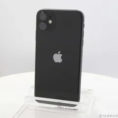 〔中古品〕 iPhone11 64GB ブラック MWLT2J／A SIMフリー【198】
