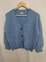 GU ニットカーディガン ブルー Mサイズ