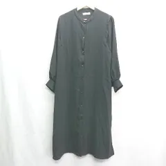 ◇ ⊂ Lax Dan Tia　ラックスダンティア 長袖 マキシ ワンピース サイズM ブラック レディース E  【1408220040452】