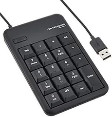 【中古】(未使用･未開封品)　エレコム テンキー 有線 メンブレン Mサイズ 1000万回高耐久 ブラック TK-TCM011BK v1yptgt