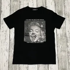 マリリンモンロー  Tシャツ  アインシュタイン ブラック：黒 パロディ Tシャツ 風変わりTシャツのサムネイル