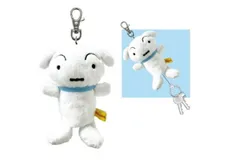 エス【送料無料】【クレヨンしんちゃん】ぬいぐるみリールキーカバー【シロ】【アニメ】【映画】【漫画】【キーホルダー】【キーリング】【チャーム】【鍵】【雑貨】【グッズ】【かわいい】
