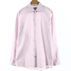 古着 バナナリパブリック BANANA REPUBLIC 長袖 ストライプシャツ メンズXL/eaa366805