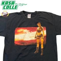 古着 00s トゥームレイダー 半袖 シャツ ゲーム アニメ ブラック 黒 ② 