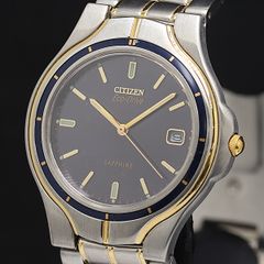 正規稼働】リコー レマン 171037 SS QZ グレー文字盤 メンズ 時計 