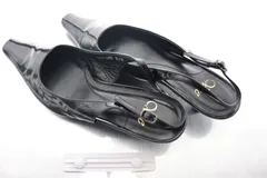 【美品】Vue　ポインテッドトゥ　ミュール　パンプス　22.5cm