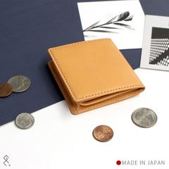 【育てるコインケース、あります】日本製・高品質のBOX型コインケース／姫路で鞣された本革のコインケース。職人の技術が見事な逸品！コンパクトでありながら容量もあり、使い勝手も抜群！エイジングをぜひお楽しみください。ギフトにも喜ばれています♪