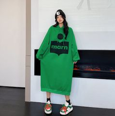 大きいサイズ レディース 秋　冬 春　裏起毛　パーカー　ワンピース　ロング　新品　春