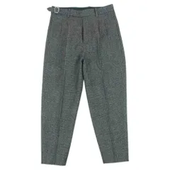 新品未使用　phlannel ウールチェック スラックス　フランネル Phlannel ｜フランネル New Zealand Wool UK Ceremony Trousers