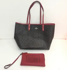 COACH コーチ シグネチャー リバーシブル トートバッグ【7674-004】