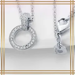 904【在庫限り】 シルバー925 ダイヤ サークル チャーム ネックレス 上品 華奢 大人 女性 高級感 エレガント シンプル 輝き 清楚 普段使い フォーマル ギフト 人気 プレゼント おしゃれ 上質 小ぶり アクセサリー 好印象 贈り物 セミフォーマル