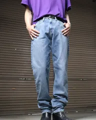 POLO JEANS CO. 5pocket denim pants faded blue RALPH LAUREN ポロジーンズ ワイド ストレート 5ポケット デニム ジーンズ サックスブルー W31