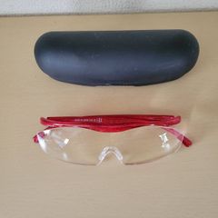 ハズキルーペ   HAZUKI   1.6倍　レッド　赤　メガネ　眼鏡　ルーペ　拡大鏡   hazuki