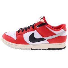 NIKE (ナイキ) Dunk Low Retro PRM Chicago Split DZ2536-600 ダンクロー レトロプレミアム シカゴスピリット ローカットスニーカー ホワイト/レッド US9/27cm