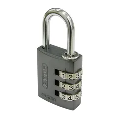 【新品未使用品】日本ロックサービス ナンバー可変式南京錠 145-30 チタニウム 00721249-1 0