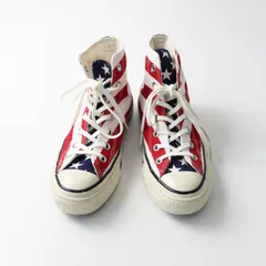 極美品 コンバース CONVERSE ALL STAR US STARS&BARS HI オールスター US ハイカット スニーカー 24cm/レッド 星条旗【2400014472141】