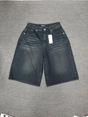 TOFFEE(トフィー) TOFFEE 兼用 ウォッシュド バミューダ デニム パンツ