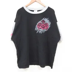 XL/古着 半袖 ビンテージ Tシャツ メンズ 90s 筋肉 大きいサイズ クルーネック 黒他 ブラック 25may26 中古