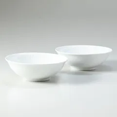 新品 ロイヤルコペンハーゲン ホワイトフルーテッド ボウル ペア シリアルボウル サラダボウル 16cm 2408033 1017378 日本未発売のサムネイル